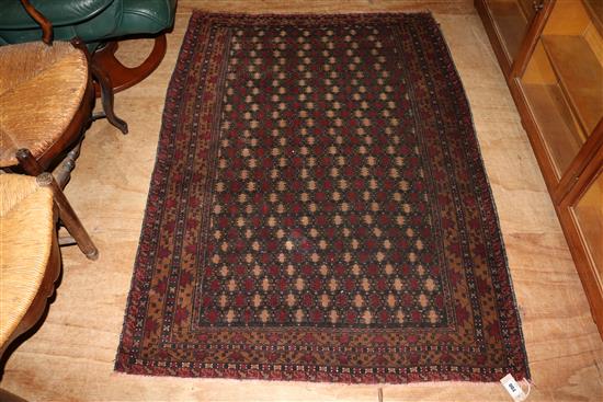 Red pattern rug